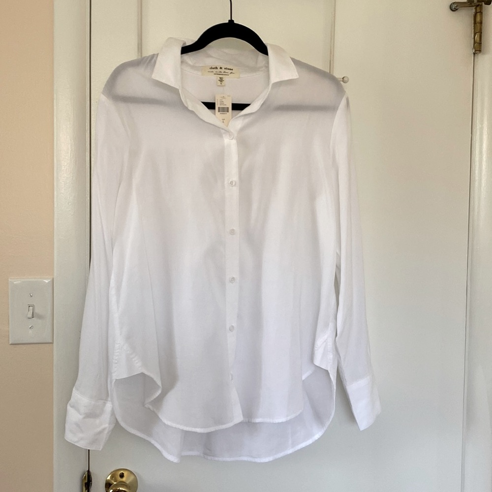Anthropologie / Cloth & Stone white button down